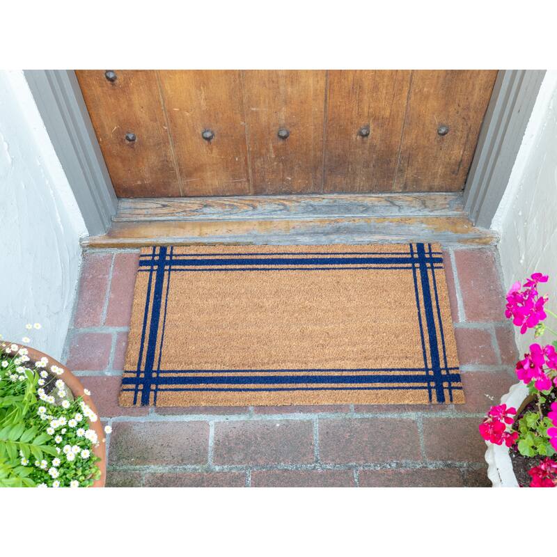 Coir Outdoor Doormat, Brown