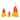 National Tree Company Halloween Lawn Decoration, Orange, Candy Corn Cones, LED Lights, Plug In, 24, 36 & 48 inches