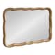 Kate and Laurel Hatherleigh Scallop Wood Wall Mirror - 24x38