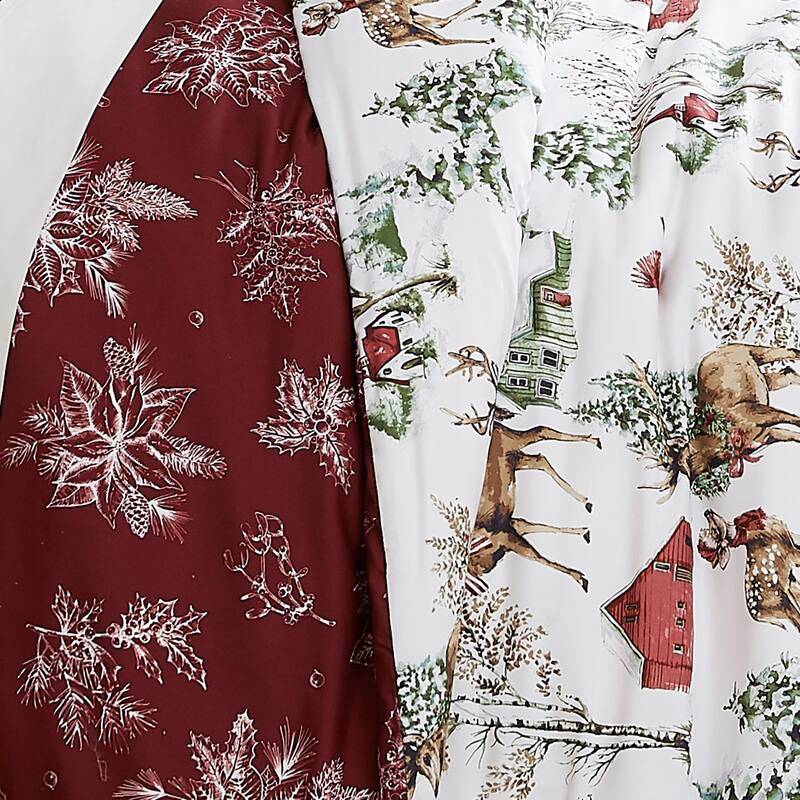 White Christmas 7-Piece Holiday Comforter Set