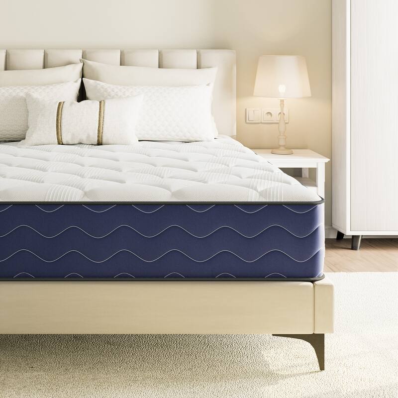SweDrea 10 in. Firm Hybrid Mattress Cooling and Breathable with CertiPUR-US, SGS and OEKO-TEX