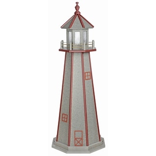 Driftwood and Cherrywood Poly Lighthouse - Bed Bath & Beyond - 34680254