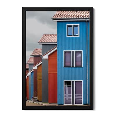 Colour Row Premium Framed Poster by Theo Luycx