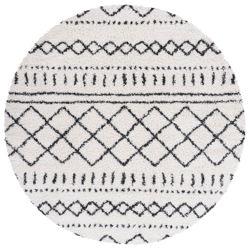 SAFAVIEH Arizona Shag Lotta Moroccan 1.2-inch Thick Rug