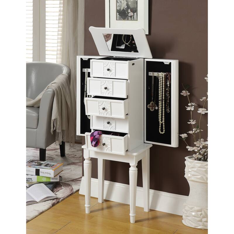 ACME Tammy Jewelry Armoire in White On Sale Bed Bath & Beyond