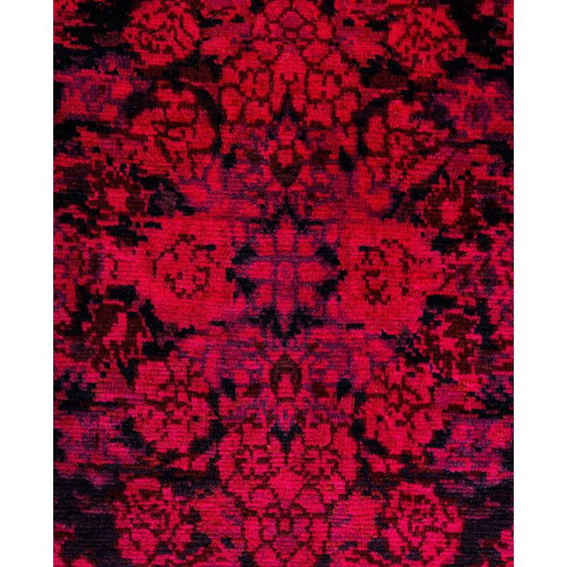 Overdyed One-of-a-Kind Hand-Knotted Area Rug - Pink - 3' 1" x 5' 4"