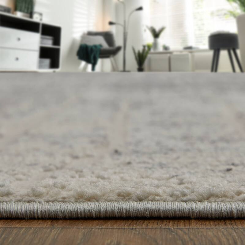Grand Bazaar Kiba Machine Made Abstract Transitional Area Rug