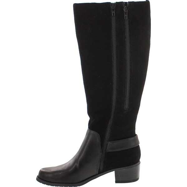 aerosoles black riding boots