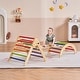 preview thumbnail 24 of 42, Wood Climbing Toy Set Pine 5-in-1 Play Gym for Kid's