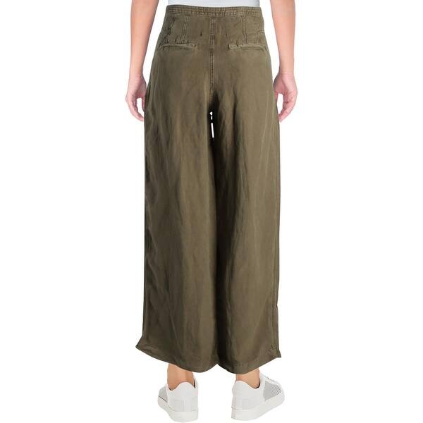 Shop Free People Womens Orion Trouser Pants Utility Wide Leg Overstock 28302141