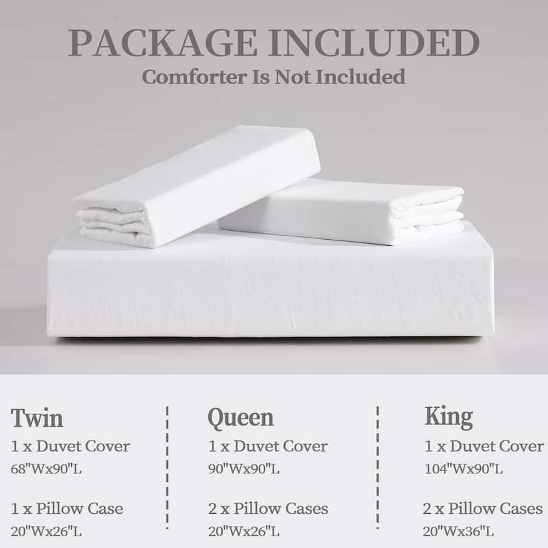 Super Soft 3Pcs Duvet Cover Set, with 1 Duvet Cover with 2 Pillow Shams