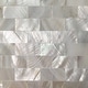 preview thumbnail 6 of 11, Art3d Mother of Pearl Shell Tile for Kitchen Backsplash/Bathroom White Rectangle,Seamless 10-Pack