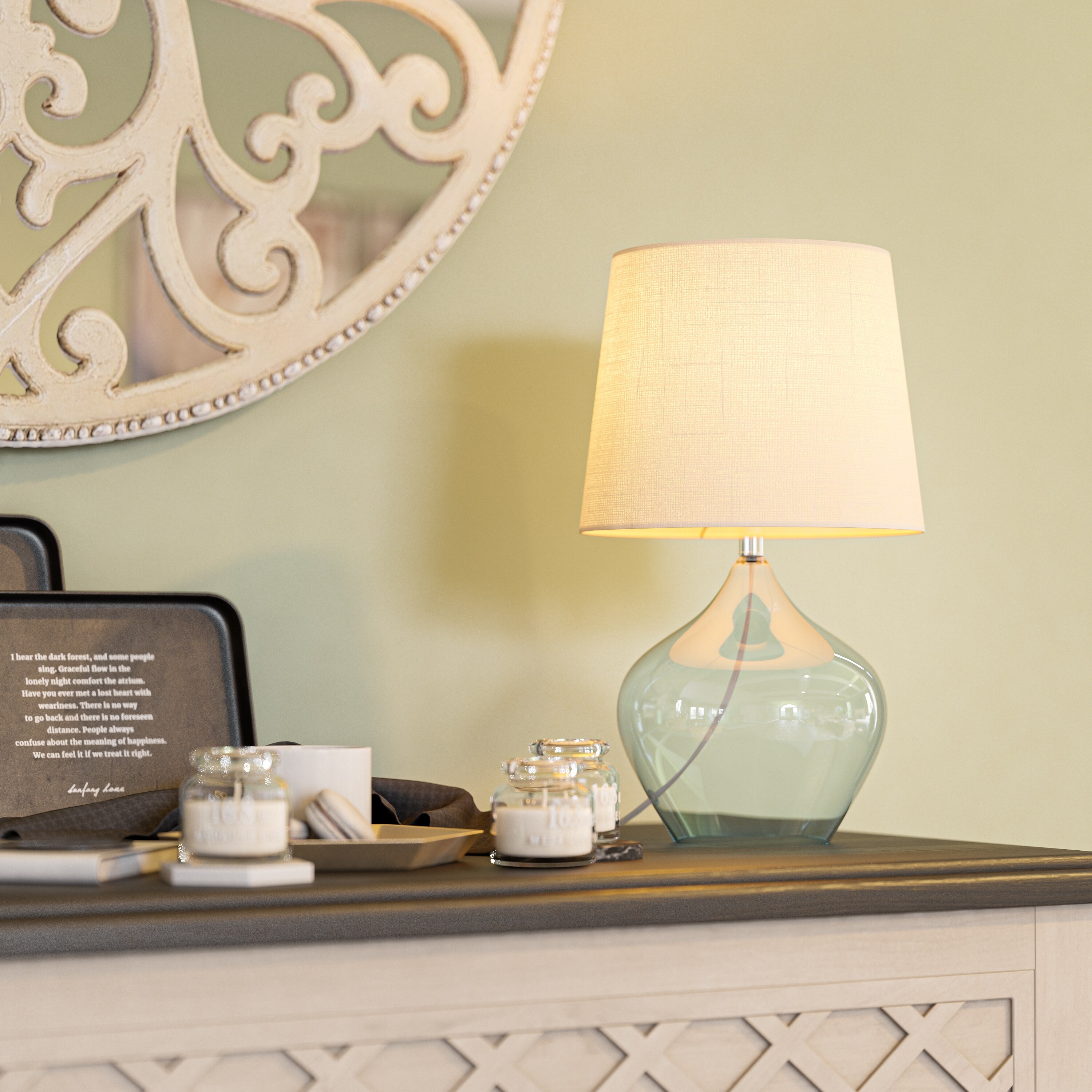 Prickle 16 75 Glass Accent Lamp On Sale Overstock 30135234