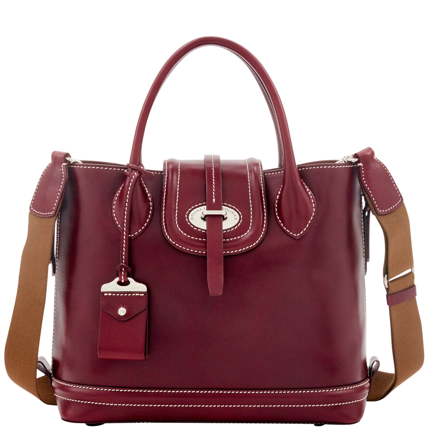 florentine toscana side zip satchel