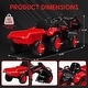 preview thumbnail 2 of 26, 12V Kids 3 in 1 Ride on Excavator & Tractor with Detachable Trailer