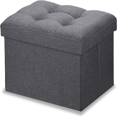 Small Storage Ottoman Stool Foot Rest