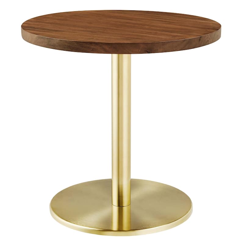 Viva Round White Marble Side Table