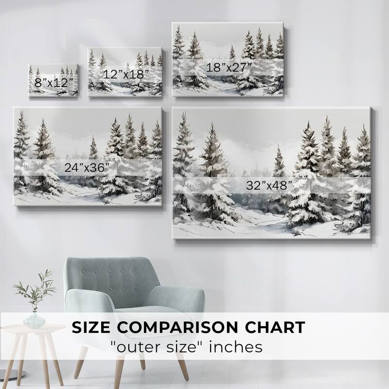 Vintage Landscape -CXCIII -Gallery Wrapped Canvas