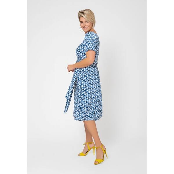 Leota Women's Brittany Short Sleeve Jersey Dress Blue - Bed Bath & Beyond -  41366905