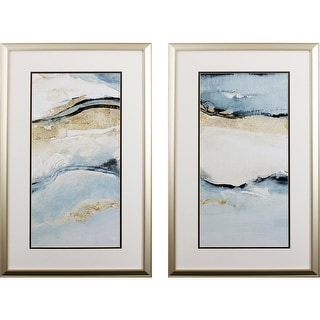 HomeRoots Set of Two Sandy Beach Abstract Wall Art - Bed Bath & Beyond ...
