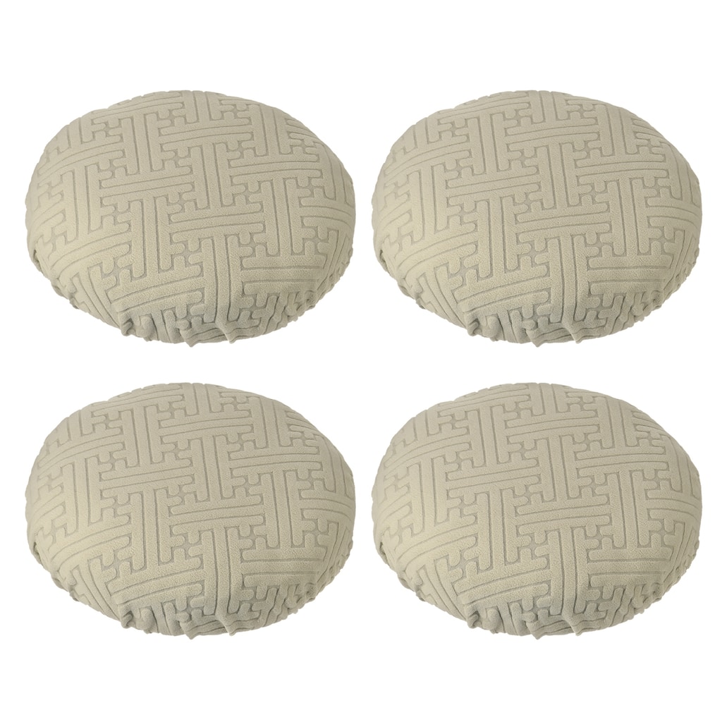 4 Pcs Bar Stool Cover Elastic Bar Stool Seat Covers for 14"-18" Chair