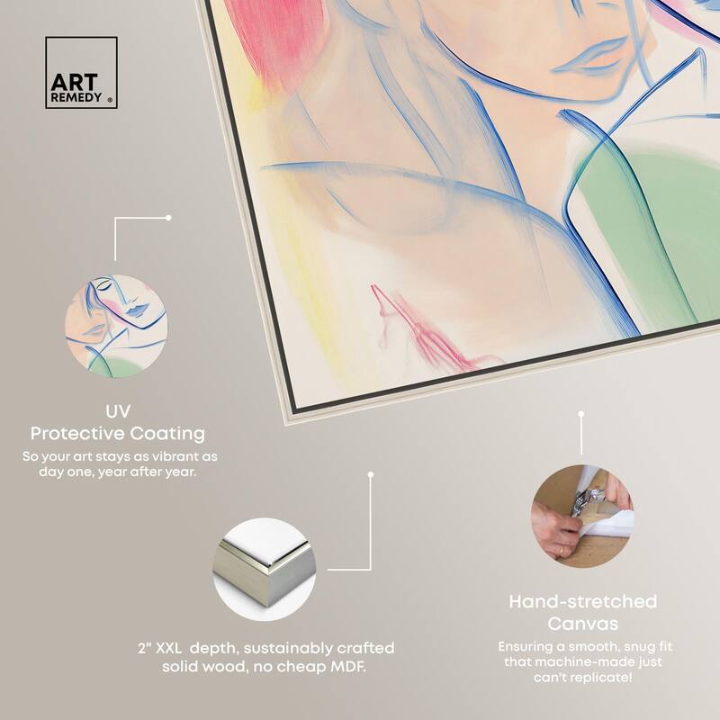 Brushstroke Bond Canvas by Art Remedy
