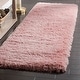 preview thumbnail 65 of 68, SAFAVIEH Polar Shag Bibi Glam Solid 3-inch Extra Thick Rug 2'3" x 8' Runner - Light Pink