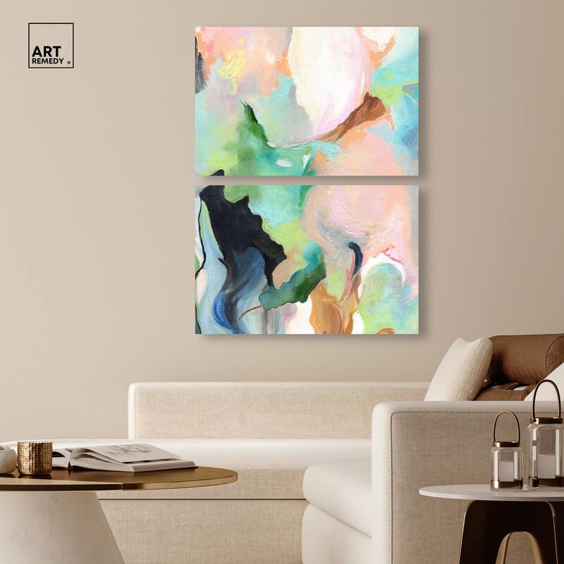 The Dreamer part II Canvas Set of 2 by Art Remedy, Gallery Wrapped