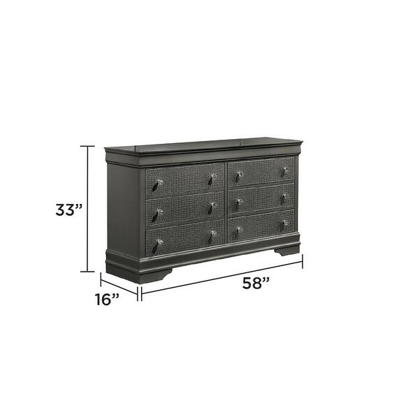 dimension image slide 7 of 12, Blaze 4PC/5PC Bedroom Set - Modern Elegance with Tufted LED Bed, Velvet-Lined Drawers, and Textured Detailing