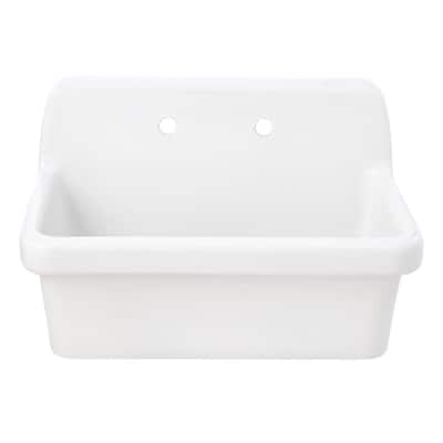Kingston Brass GPKWS301918 Doriteal 30-1/8" Wall Mounted Single Basin