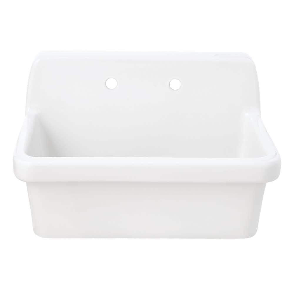 Kingston Brass GPKWS301918 Doriteal 30-1/8" Wall Mounted Single Basin