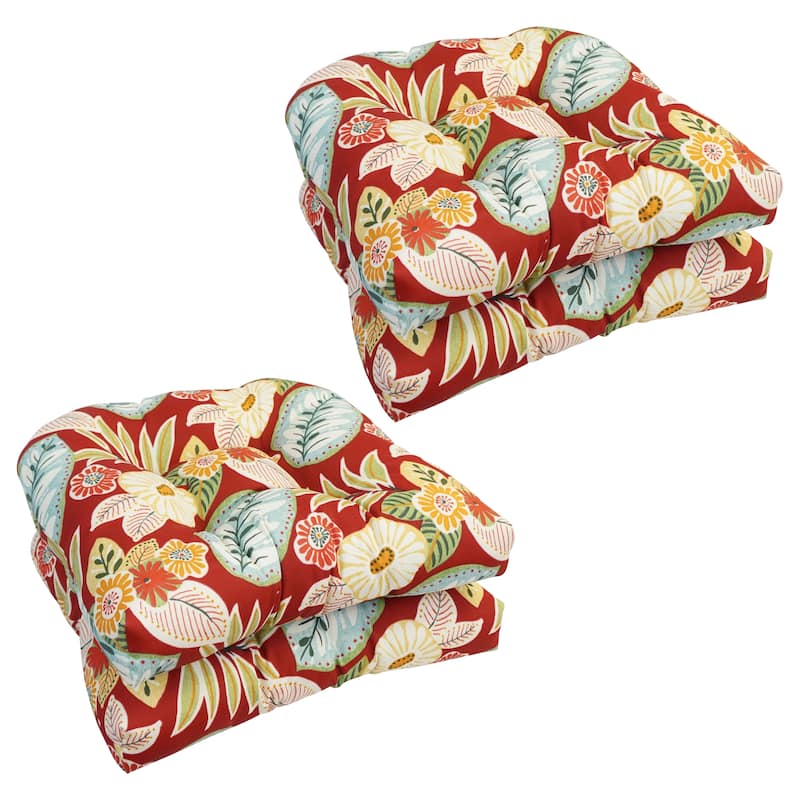 19-inch U-Shaped Dining Chair Cushions (Set of 4) - Marlow Beachside