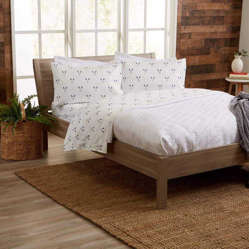 Lodge Printed Ultra-Smooth Microfiber Bed Sheet Set by Great Bay Home