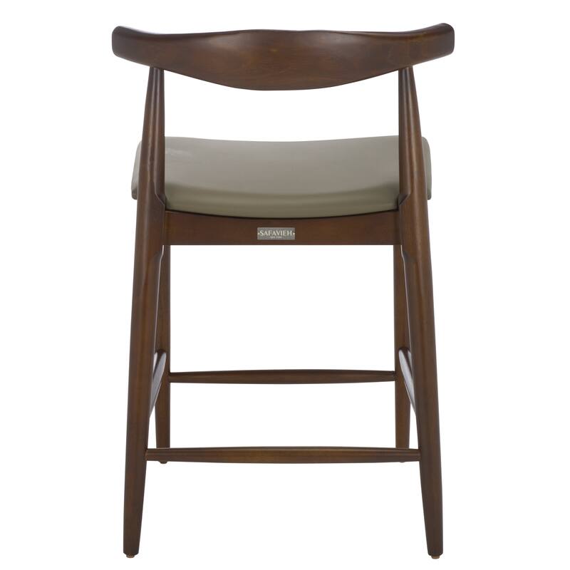 SAFAVIEH Home Elbow Counter Stool - 21"W x 21"D x 34"H