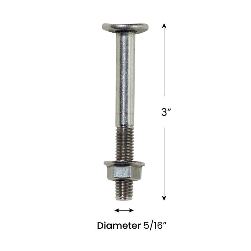 Set of 6 HydroTools Stainless Steel Swimming Pool Ladder Bolts 3"