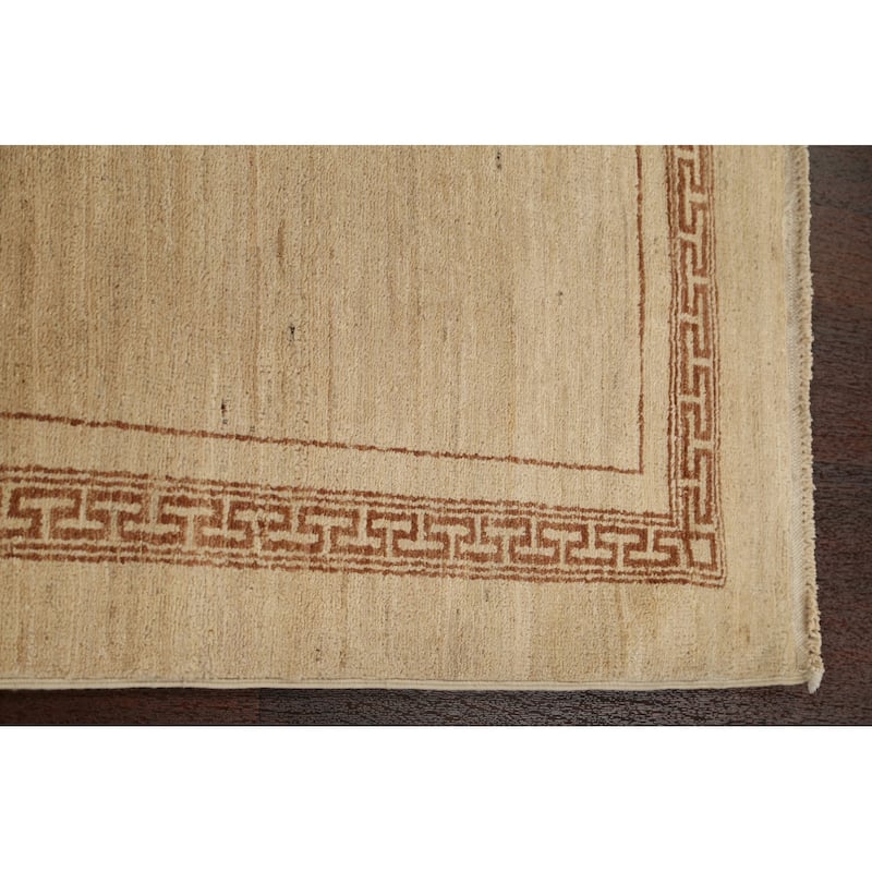 Bordered Gabbeh Kashkoli Oriental Wool Runner Rug Hand-knotted Carpet - 2'8" x 9'2"