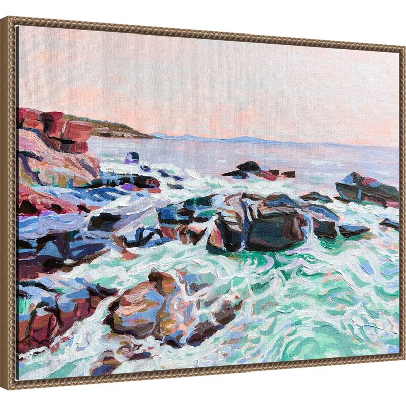 Thunder Hole by Pauline Wegman Framed Canvas Wall Art Print