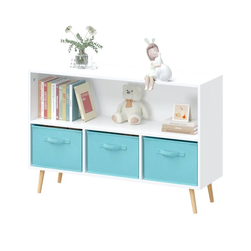 Children's Book Display, Toy Storage Cabinet Organizer