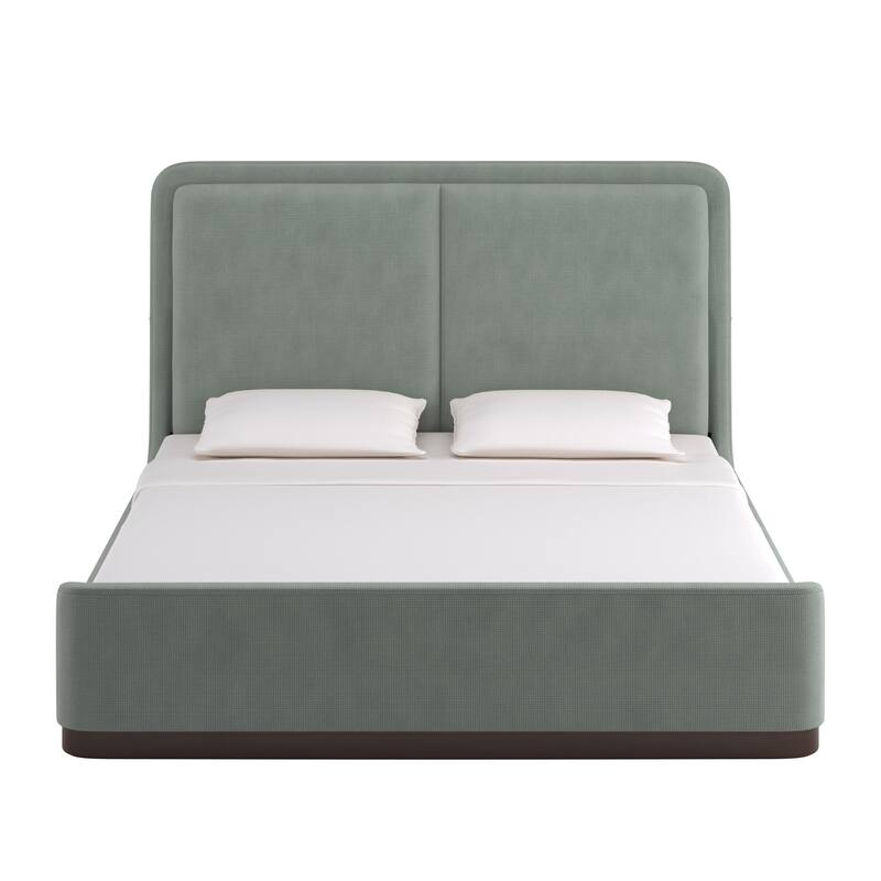 Noe Fabric Upholstered LED Platform Bed by iNSPIRE Q Modern