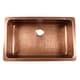 preview thumbnail 4 of 12, Adams Copper 36" Single Bowl Farmhouse Apron Front Undermount Kitchen Sink