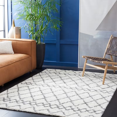 SAFAVIEH Berber Shag Magnisina Moroccan Boho 1.26-inch Thick Rug