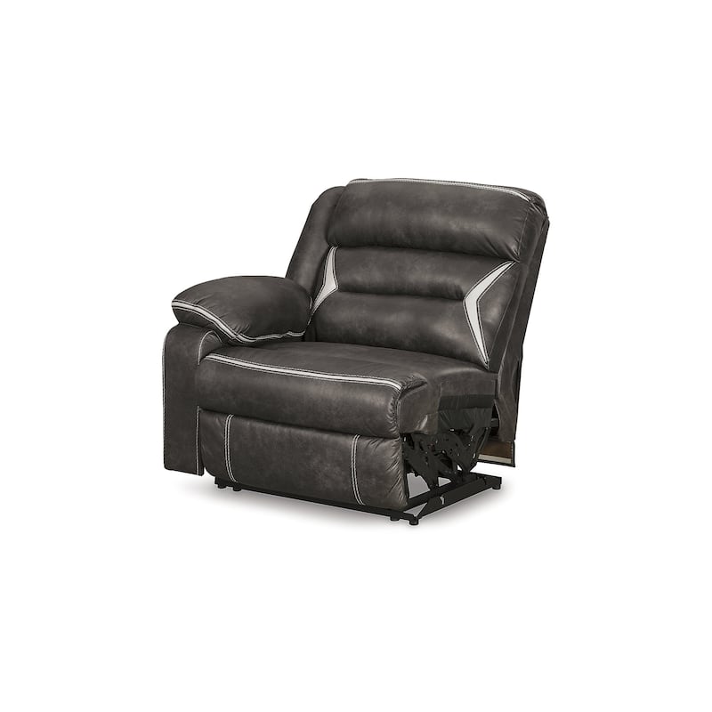 Signature Design by Ashley Kincord Brown 5-Piece Power Reclining Sectional - 109"W x 125"D x 41"H