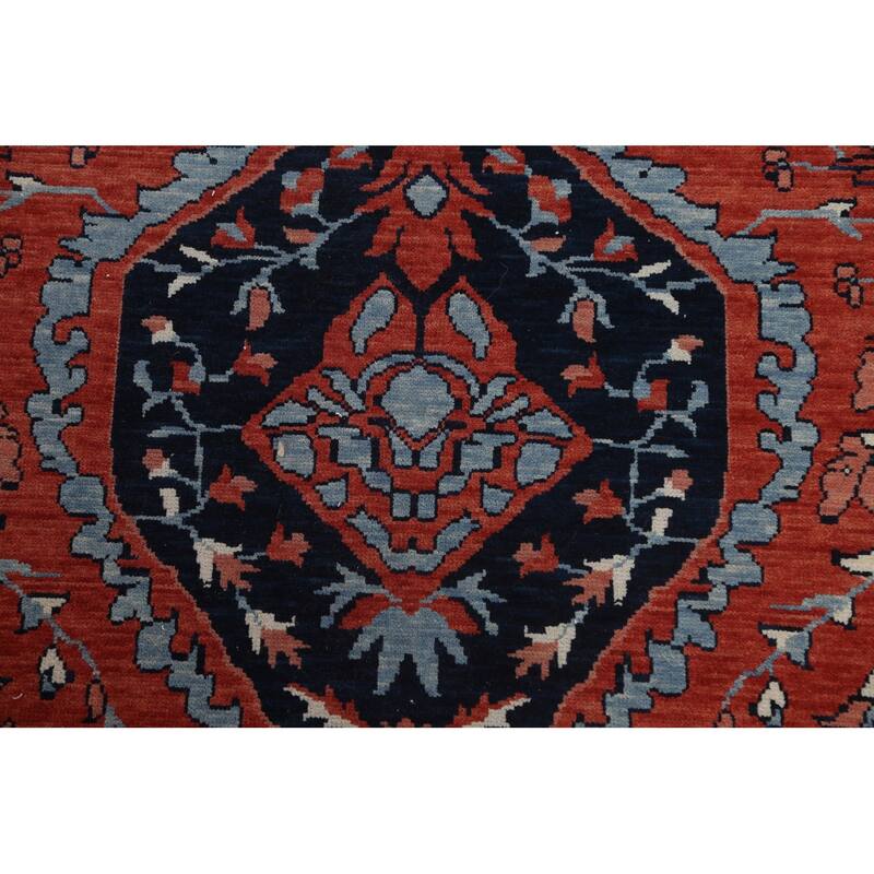 Traditional Sarouk Farahan Turkish Oriental Wool Area Rug Hand-knotted - 9'9" x 13'0"