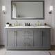 Option Dark Gray / Giotto Quartz Top / Brushed Gold