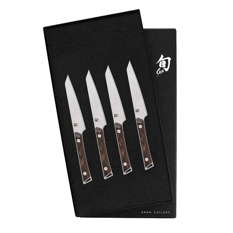 Shun Kanso Steak Knife Set, 4 Piece