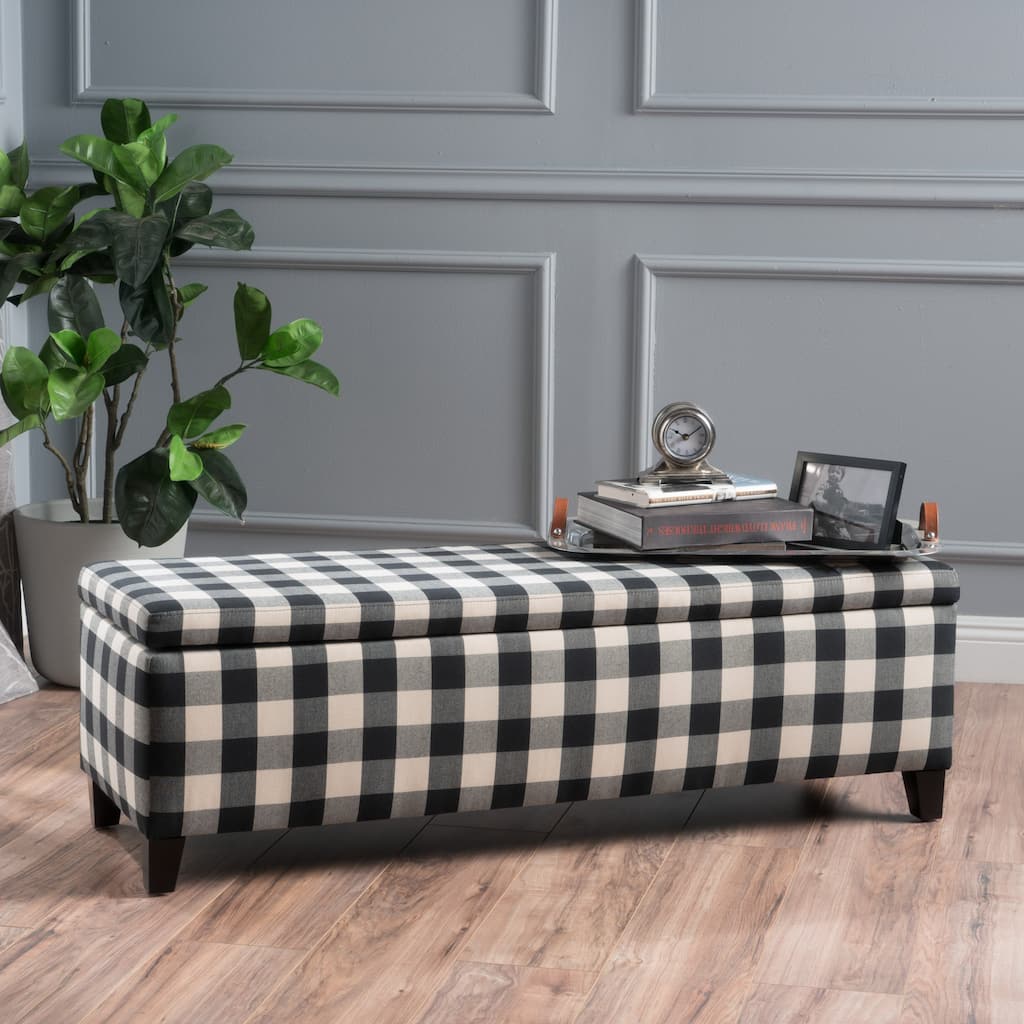 Stylish Decorative Bench with Wooden Frame, Makeup Bench, Upholstered Storage Bench with Flip Cover Hallway Bench