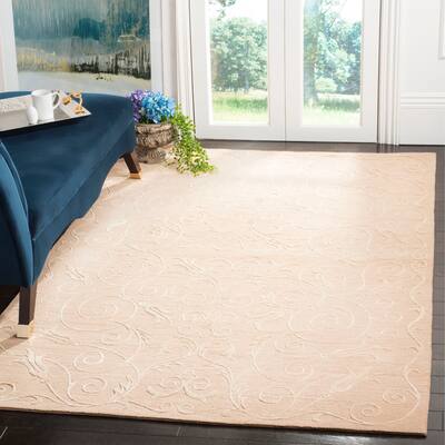 SAFAVIEH Couture Hand-knotted Tibetan Glynys Modern Wool Rug