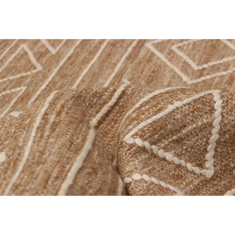 Marrakech Brown Kilim 5'0" x 7'9" - 5'0 x 7'9