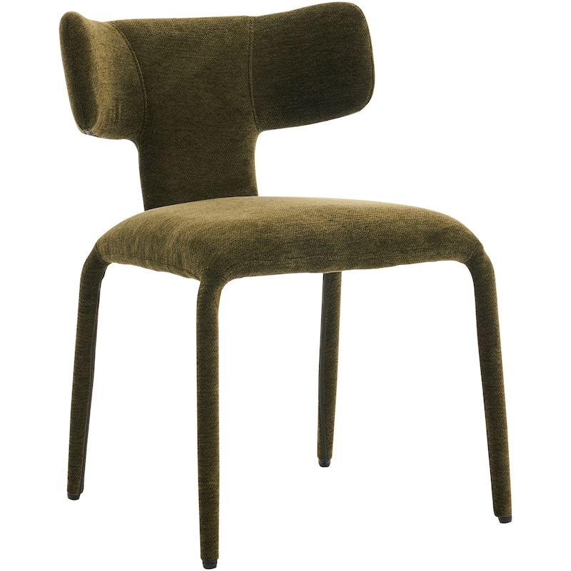 Modern Dining Chairs Set of 2, 18.9"Wx18.5"D Contemporary Fabric Side Chairs
