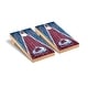 preview thumbnail 1 of 3, Colorado Avalanche NHL Triangle Cornhole Board Set Include Carrying Case